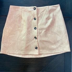 Velvet brown skirt